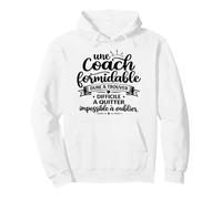 Coach Dure à Trouver Sportif Formidable Humour Sweat à Capuche