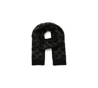 COACH Écharpe 'JUMBO SIGNATURE C SCARF' beige foncé / noir, Taille One Size