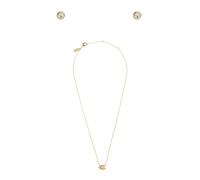 Coach - Ensemble de Bijoux : Boucles d`Oreilles et Collier - Femme - Accessoires - Jaune - Taille: ONE Size