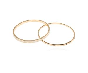 Coach - Ensemble de deux bracelets - Femme - Accessoires - Jaune - Taille: ONE Size