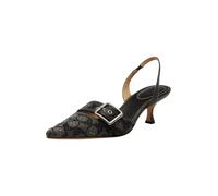 COACH Escarpins à bride arrière 'Margot' gris / noir, Taille 39,5