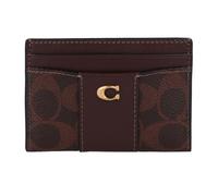 Coach Essential Étui pour cartes de crédit Cuir 11 cm brun