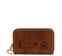 Coach Essential Petit étui à cartes zippé pour femme, B4/Noisette, One Size, Essential Petit étui à cartes zippé