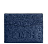 Coach Étui à cartes graphique pour homme, bleu foncé, One Size, Étui à cartes avec motif Coach