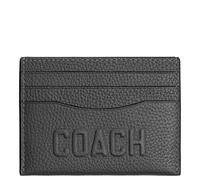 Coach Étui à cartes graphique pour homme, charbon, One Size, Étui à cartes avec motif Coach