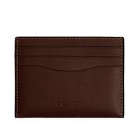 Coach Étui à cartes plat pour homme, érable, One Size, Étui à cartes plat
