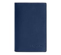 Coach Étui à deux volets pour homme - Porte-cartes - Bleu foncé