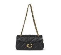 Coach Tabby Quilted 26 Sac porté épaule noir, cuir, femme