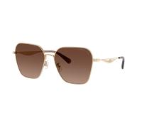 Coach Femme Sunglass HC7168 CW189 - Couleur du Monture: Or clair brillant, Couleur de Lentille: Dégradé marron Polar