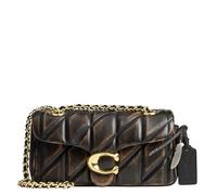 Coach Femmes Quilted Tabby Shoulder Bag 20 in Loved Leather Sac à bandoulière, Im/Black Brown, Taille Unique