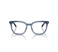 Coach HC6222F Low Bridge Fit Monture de lunettes correctrice, verres bleu transparent/démonstration, 53 mm