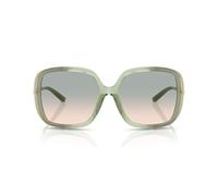 Coach Hc8423u Universal Fit, Lunettes de Soleil Femmes, Gris/dégradé de Menthe/dégradé de Couleur Vert pêche, 56 mm