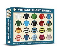Coach House - Maillot de rugby vintage emblématique « Sport Through The Ages » - Puzzle classique rétro de 1000 pièces - Cadeaux pour hommes, puzzles stimulants pour adultes