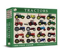 Coach House Tractors « Through The Ages Collection » Puzzle de 1000 pièces, puzzle stimulant pour adultes, multicolore