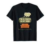 Coach in My Mind Football Humour Vert Olive T-Shirt