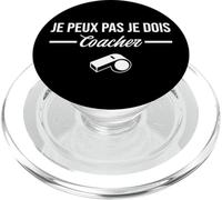 Coach Je Peux Pas Je Dois coacher entraineur Coach Drôle PopSockets PopGrip pour MagSafe