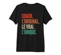 Coach l'original Le Vrai l'unique Humour entraîneur Coaching T-Shirt Haut de Gamme