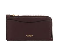 Coach New York Étui pour cartes de crédit Cuir 8 cm rouge