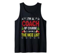 Coach of Course on The Nice List Ugly Christmas Sweater Débardeur