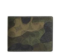 Coach Portefeuille fin pour homme, camouflage signature, taille unique, Camouflage signature, One Size, Pliage fin