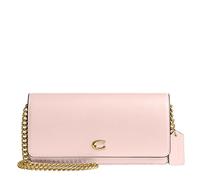 Coach Portefeuille long avec chaîne Evie, rose poudré, Taille unique