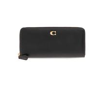 Coach - Portefeuille zippé fin accordéon Essential - Femme - Accessoires - Noir - Taille: ONE Size