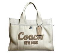 Coach Pre-owned, Femme, Pre-owned, Beige, Taille: ONE Size Sac fourre-tout en toile Pre-owned