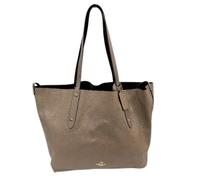 Coach Pre-owned, Femme, Pre-owned, Brun, Taille: ONE Size Sac fourre-tout en cuir Pre-owned