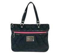 Coach Pre-owned, Femme, Pre-owned, Noir, Taille: ONE Size Sac fourre-tout en toile Pre-owned