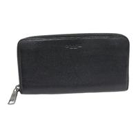 Coach Pre-owned - Portefeuille long Pre-owned en cuir de veau - Homme - Pre-owned - Noir - Taille: ONE Size