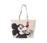 Coach Pre-owned - Pre-owned Disney Keith Haring Leather Tote Bag - Femme - Pre-owned - Beige - Taille: ONE Size