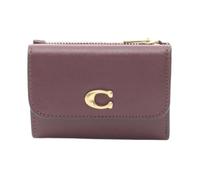Coach Pre-owned - Pre-owned Essential Leather Trifold Wallet - Femme - Pre-owned - Rouge - Taille: ONE Size