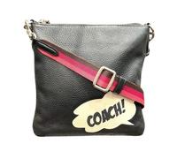 Coach Pre-owned - Pre-owned Marvel Sac bandoulière en cuir - Femme - Pre-owned - Noir - Taille: ONE Size