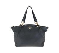 Coach Pre-owned - Pre-owned Petit Sac Seau Kelsey en Cuir - Femme - Pre-owned - Noir - Taille: ONE Size