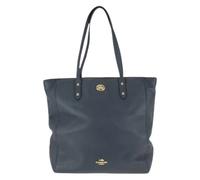 Coach Pre-owned - Pre-owned Sac fourre-tout en cuir F12184 - Femme - Pre-owned - Bleu - Taille: ONE Size