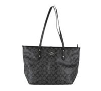 Coach Pre-owned - Sac fourre-tout d'épaule en cuir Pre-owned - Femme - Pre-owned - Noir - Taille: ONE Size