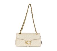 Coach - Sac à Bandoulière Tabby Matelassé avec Chaîne - Femme - Sacs - Beige - Taille: ONE Size