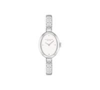 COACH Sammy Montre à quartz 2H pour femme - Inspirée des bijoux - 22,5 mm - Moderne et élégante - Cadeau pour elle, Argenté/blanc