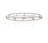 Coach - Signature C Open Bangle Bracelet - Femme - Accessoires - Gris - Taille: ONE Size