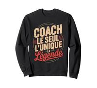 Coach Sportif Homme Humour Cadeau Humoristique Drôle Sweatshirt