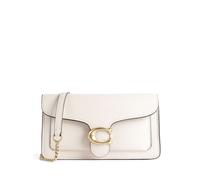 Coach Tabby Chain Sac bandoulière ivoire, cuir grainé, femme