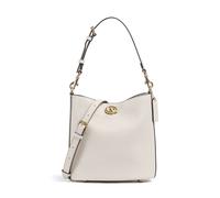 Coach Willow Soft 19 Sac fourre-tout blanc, cuir grainé, femme