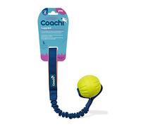 Coachi Tuggi Ball pour Chiens et Chiots | Poignée élastique, éducation avec récompense, rappel, stop aux morsures et mâchonnements