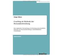 Coaching Als Methode Der Personalentwicklung