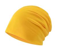 COACOM 1 Morceau De Chapeau Turban Jaune, Chapeau Turban Élastique, Chapeau Turban À La Mode, Chapeau Turban Doux Et Confortable, Chapeau Chaud.