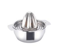 COACOM 1 presse-agrumes manuel, en acier inoxydable, pour citrons, oranges et autres fruits, robuste, durable, passe au lave-vaisselle, presse-agrumes portable créatif manuel pour un usage domestique