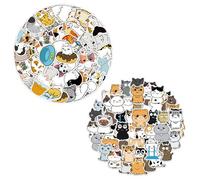 COACOM 100 Autocollants Cat Doodle, Animaux De Dessins Animés Mignons, Autorités D'Étanchéité Créatives, D'Albums Amusants, Décoration De Tasse d'eau De Bricolage De Bricolage.