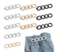 COACOM 11 Morceaux De Boucles De Taille en Métal, Outils De Réglage des Vêtements, Épingles Décoratives De Vêtements, Boucles De Taille Simple Et Polyvalente.