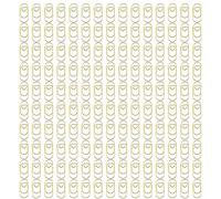 COACOM 150 Mini Trombones, Forme De Coeur d'amour Doré, Tri De Papier De Test De Document, Décoration De Lettre De Carte De Voeux, Adapté Au Bureau Et À L'Étude.