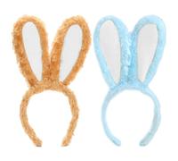 COACOM 2 Morceaux De Bandeau d'oreille De Lapin, Animaux en Peluche Mignons, Accessoires De Rôle, Décorations De Coiffures pour Enfants, Accessoires De Costumes.